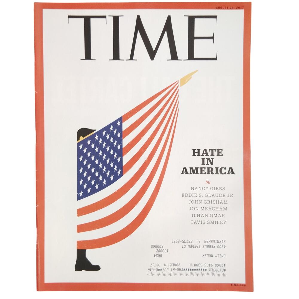 TIME Magazine Aug 28 2017 Hate in America Charlottesville Back Issue